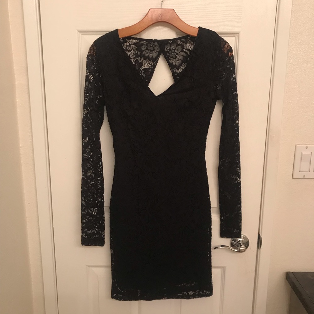 Black Lace Dress